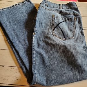 Lane Bryant Jeans Boot Cut Tighter Tummy Size 22